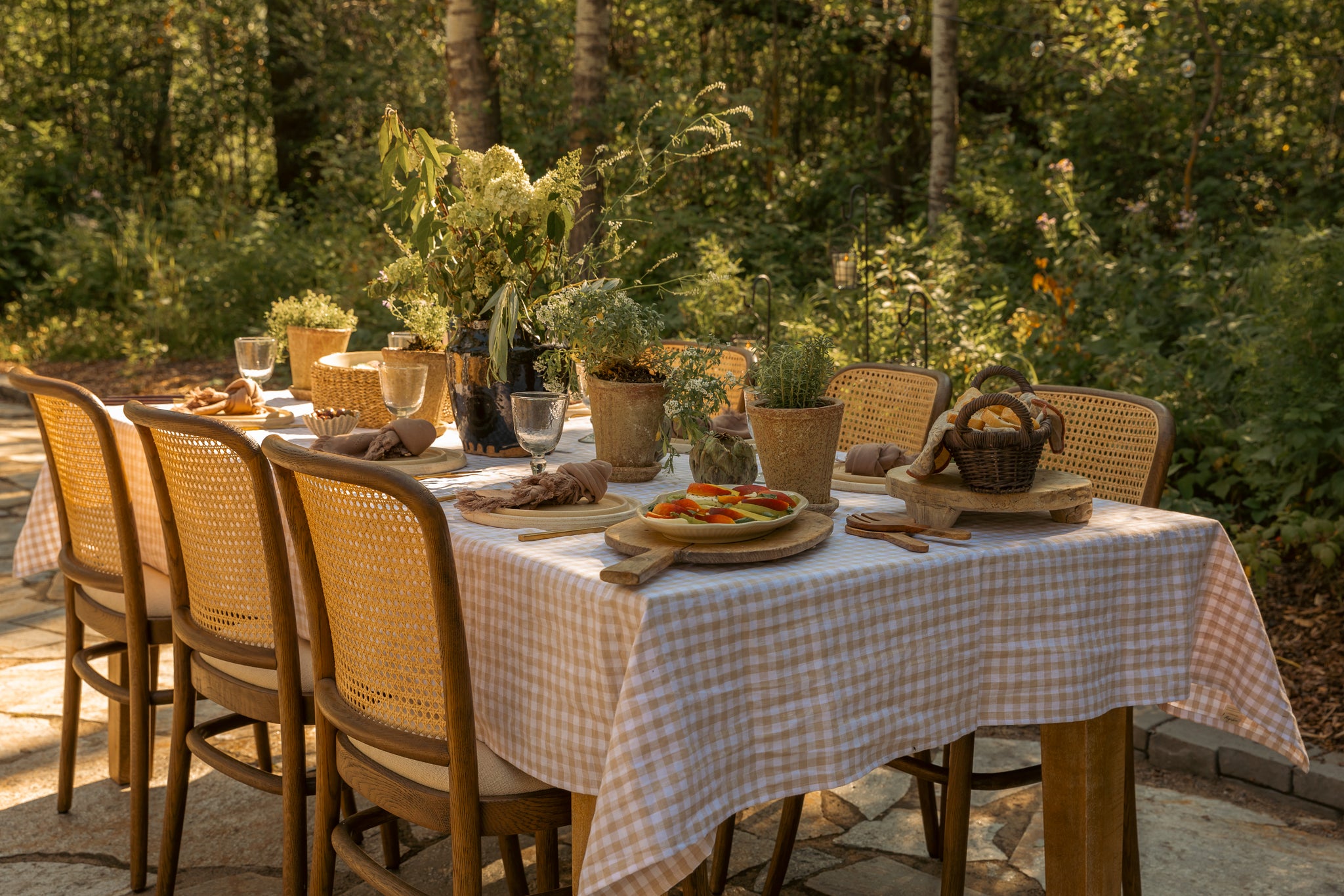 Sylvie Gingham Tablecloth