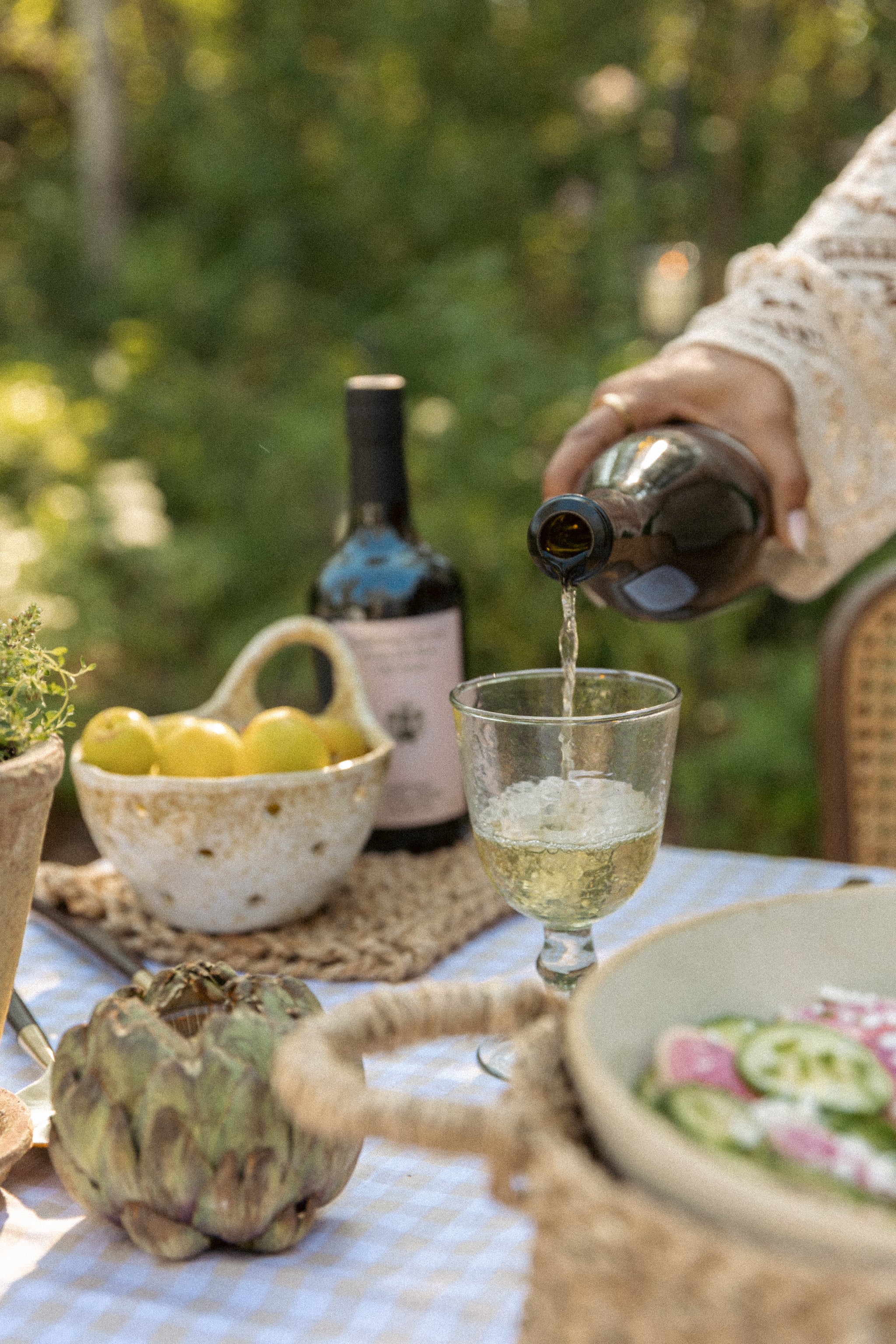 Sylvie Gingham Tablecloth